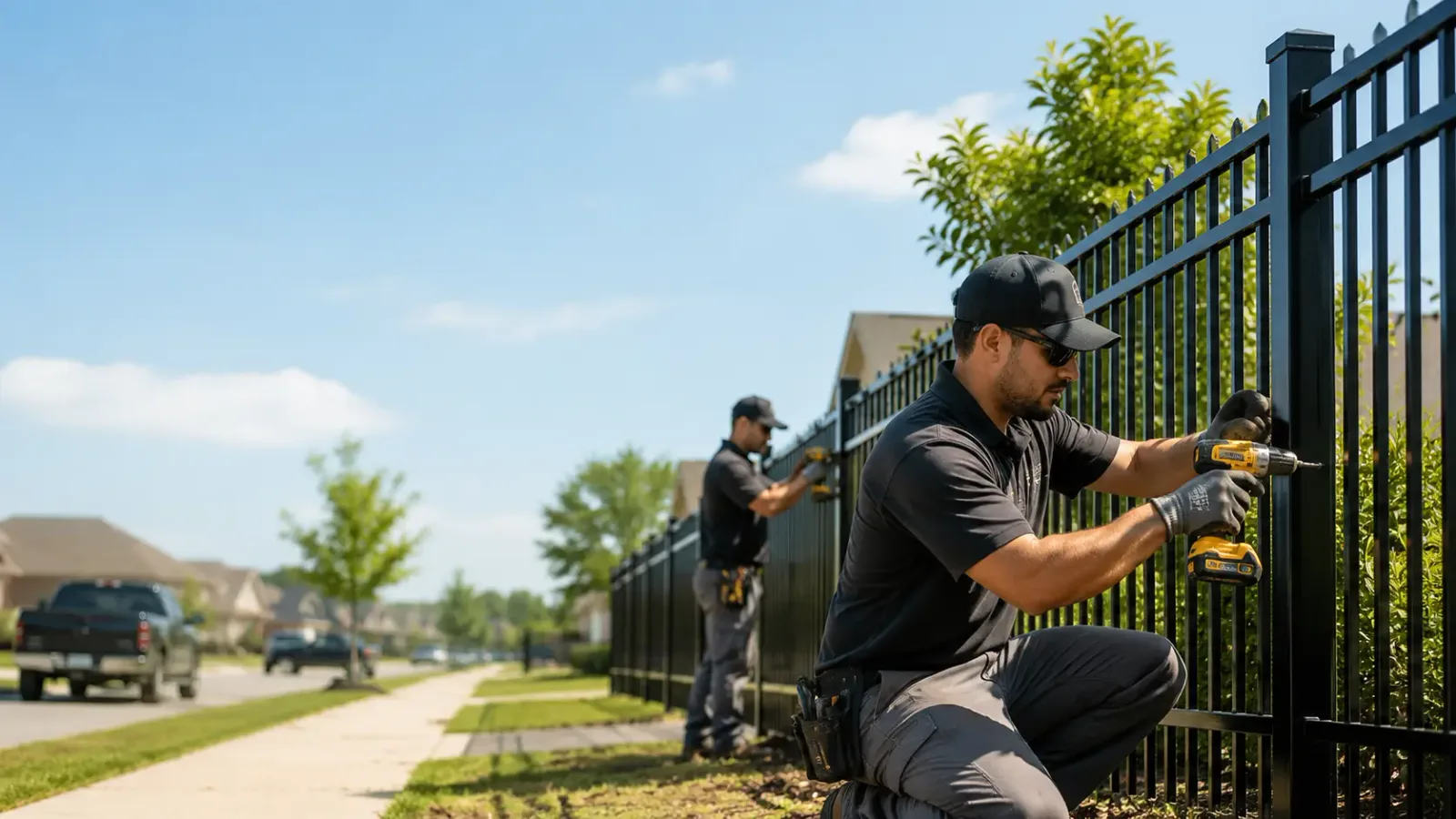 Metal Fence Installation in Walcott, IA